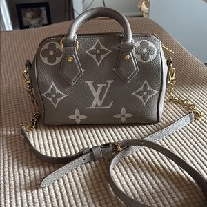 Louis Vuitton Gray Monogram Handbag